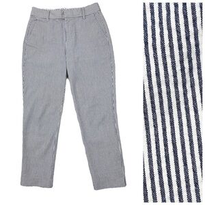 Gap Woman’s Ankle Slim Striped Lightweight pants size 0 Petite